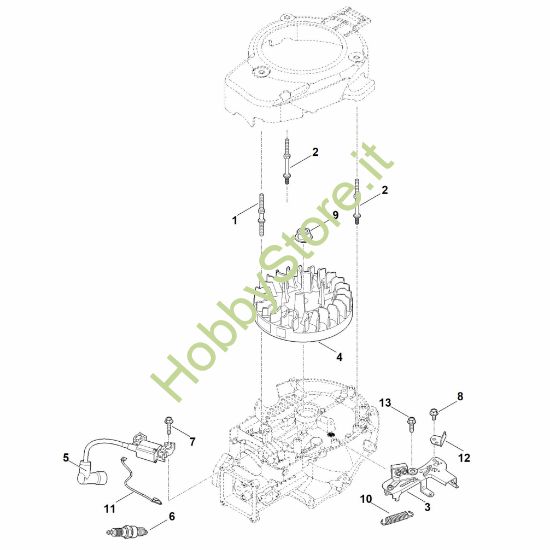 Picture of I - Sistema di accensione e volano EVC 300.0 (EVC300-0001)